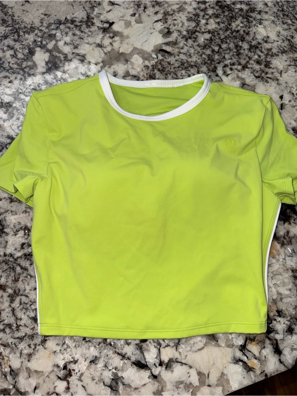 Lululemon Hi Rise Tennis Skirt Beam Yellow & matching Court Rival Cropped shirt - Picture 6 of 9